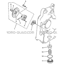 POMPE A HUILE pour Hytrack Toutes les cylindrées Toutes les années HY410IS