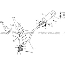 ECHAPPEMENT pour Hytrack Toutes les cylindrées Toutes les années HY410IS