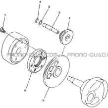 ROUE LIBRE DE DEMARREUR pour Hytrack Toutes les cylindrées Toutes les années HY410IS