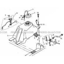 RESERVOIR CARBURANT pour Hytrack Toutes les cylindrées Toutes les années HY420