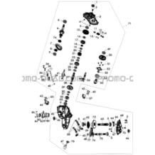 BOITE DE VITESSES 4X4 pour Hytrack Toutes les cylindrées Toutes les années HY420