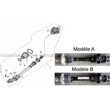 ENSEMBLE CARDAN ARRIERE pour Hytrack Toutes les cylindrées Toutes les années HY420