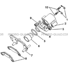 ETRIER GAUCHE pour Hytrack Toutes les cylindrées Toutes les années HY420