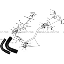 ECHAPPEMENT pour Hytrack All cylindrical All Years HY420