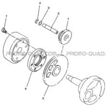 ROUE LIBRE DE DEMARREUR pour Hytrack All cylindrical All Years HY420