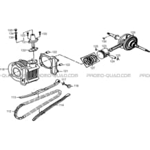 CYLINDRE   PISTON   EMBIELLAGE pour Hytrack Toutes les cylindrées Toutes les années HY50 Av Juin 2006