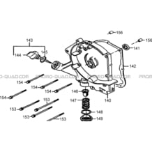 CARTER MOTEUR DROIT pour Hytrack All cylindrical All Years HY50 Av Juin 2006