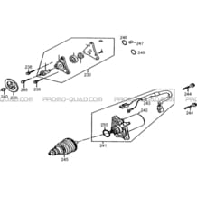 POMPE A HUILE   DEMARREUR pour Hytrack All cylindrical All Years HY50 Av Juin 2006