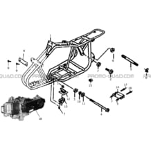 CHASSIS pour Hytrack Toutes les cylindrées Toutes les années HY50 Av Juin 2006