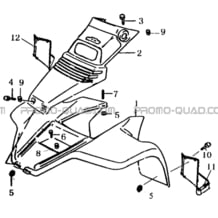 CARROSSERIE AVANT pour Hytrack Toutes les cylindrées Toutes les années HY50 Av Juin 2006