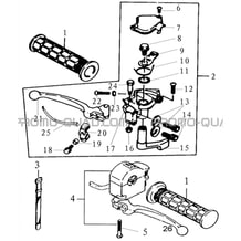 POIGNEES pour Hytrack All cylindrical All Years HY50 Av Juin 2006