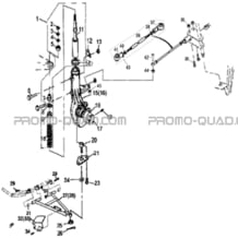 SUSPENSIONS AVANT pour Hytrack All cylindrical All Years HY500IS HY510IS