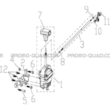 TRINGLERIE DE VITESSES pour Hytrack All cylindrical All Years HY500IS HY510IS