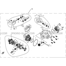 PONT AVANT pour Hytrack Toutes les cylindrées Toutes les années HY500IS HY510IS