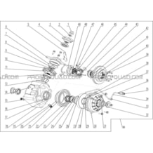 PONT ARRIERE pour Hytrack Toutes les cylindrées Toutes les années HY500IS HY510IS