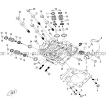 CULASSE pour Hytrack Toutes les cylindrées Toutes les années HY500IS HY510IS