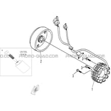 ALTERNATEUR pour Hytrack All cylindrical All Years HY500IS HY510IS