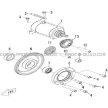 ENSEMBLE DEMARREUR pour Hytrack Toutes les cylindrées Toutes les années HY500IS HY510IS