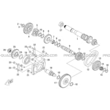 TRANSMISSION I pour Hytrack All cylindrical All Years HY500IS HY510IS