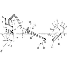 RADIATEUR A HUILE pour Hytrack Toutes les cylindrées Toutes les années HY500IS HY510IS