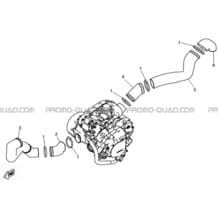 PRISES D'AIR pour Hytrack Toutes les cylindrées Toutes les années HY500IS HY510IS