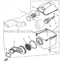 FILTRE A AIR pour Hytrack Toutes les cylindrées Toutes les années HY500IS HY510IS