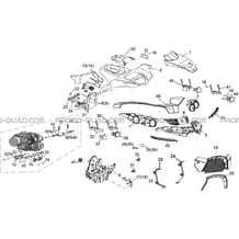 CARROSSERIE AVANT   CHASSIS pour Hytrack Toutes les cylindrées Toutes les années HY500S HY510S