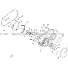 CARTER VARIATEUR pour Hytrack Toutes les cylindrées Toutes les années HY500S HY510S