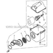 FILTRE A AIR pour Hytrack Toutes les cylindrées Toutes les années HY500S HY510S