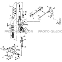 SUSPENSIONS AVANT pour Hytrack Toutes les cylindrées Toutes les années HY500T EPS T3