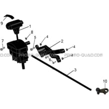 TRINGLERIE DE VITESSES pour Hytrack Toutes les cylindrées Toutes les années HY500T EPS T3