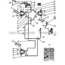 ENSEMBLE DE FREINAGE pour Hytrack Toutes les cylindrées Toutes les années HY500T EPS T3