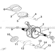 EMBIELLAGE   PISTON pour Hytrack Toutes les cylindrées Toutes les années HY500T EPS T3