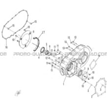 CARTER VARIATEUR pour Hytrack All cylindrical All Years HY500T EPS T3