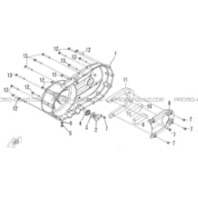 CACHE VARIATEUR pour Hytrack Toutes les cylindrées Toutes les années HY500T EPS T3