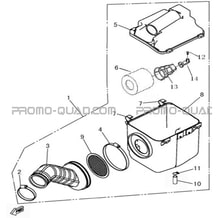 FILTRE A AIR pour Hytrack Toutes les cylindrées Toutes les années HY500T EPS T3