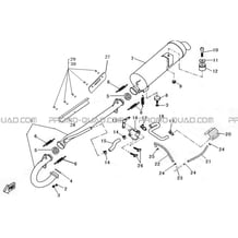 ECHAPPEMENT pour Hytrack Toutes les cylindrées Toutes les années HY500T EPS T3