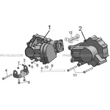 PONTS AVANT ET ARRIERE pour Hytrack Toutes les cylindrées Toutes les années HY500T T3