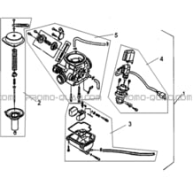 CARBURATEUR pour Hytrack Toutes les cylindrées Toutes les années HY50H