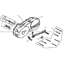 CARTER VARIATEUR pour Hytrack All cylindrical All Years HY50H