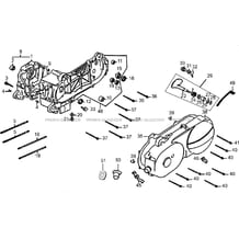 CARTER BAS MOTEUR pour Hytrack Toutes les cylindrées Toutes les années HY50S - SX - Girly