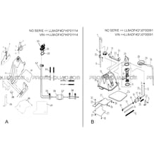 RESERVOIR CARBURANT pour Hytrack Toutes les cylindrées Toutes les années HY510IS EPS