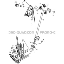 COLONNE DE DIRECTION pour Hytrack Toutes les cylindrées Toutes les années HY540ST