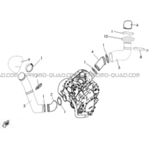 PRISES D'AIR pour Hytrack Toutes les cylindrées Toutes les années HY540ST