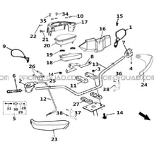 GUIDON pour Hytrack Toutes les cylindrées Toutes les années HY540STL