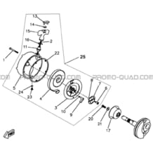 LANCEUR DE DEMARRAGE pour Hytrack All cylindrical All Years HY550 4x4