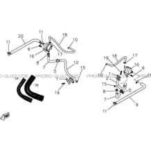 INJECTION D'AIR SECONDAIRE pour Hytrack All cylindrical All Years HY550 4x4