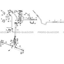 GUIDON   COLONNE DE DIRECTION pour Hytrack Toutes les cylindrées Toutes les années HY550 4x4 EFI