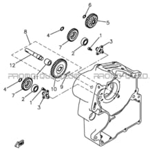 PRISE DE FORCE pour Hytrack Toutes les cylindrées Toutes les années HY550 4x4 EFI