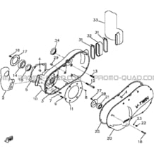 ENSEMBLE CARTER GAUCHE pour Hytrack All cylindrical All Years HY550 4x4 EFI